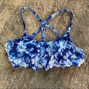 Victoria’s Secret PINK strappy tie dye bikini top